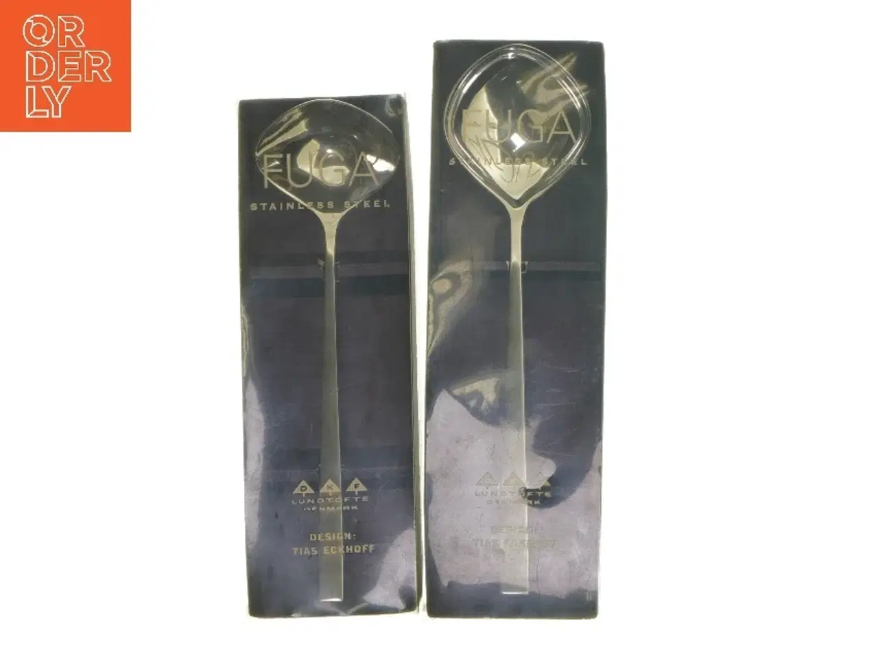 Billede 1 - FUGA Lundtofte serveringsskeer - 19,5 & 21,5 cm