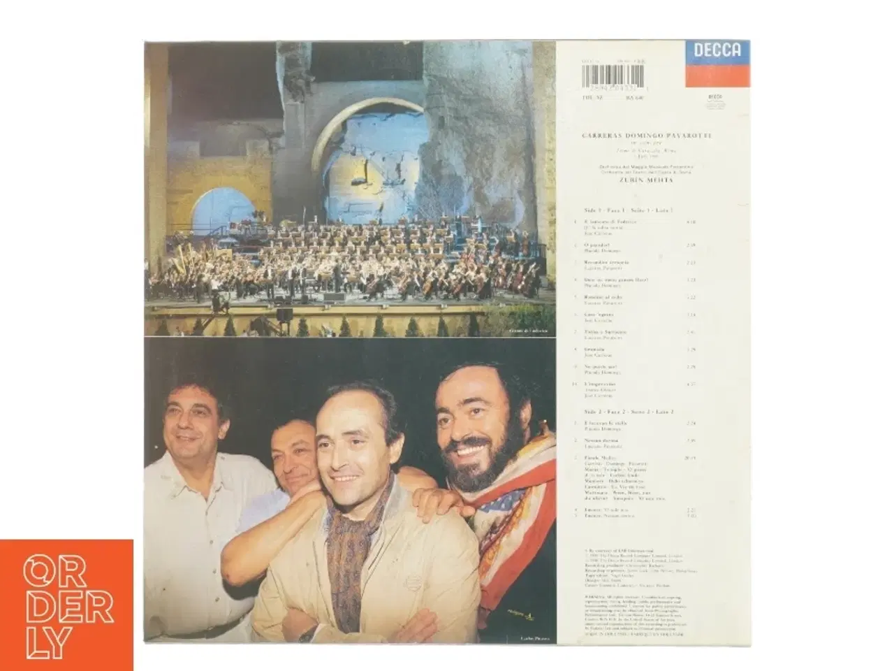 Billede 2 - De tre tenorer i concert - Mehta (LP)