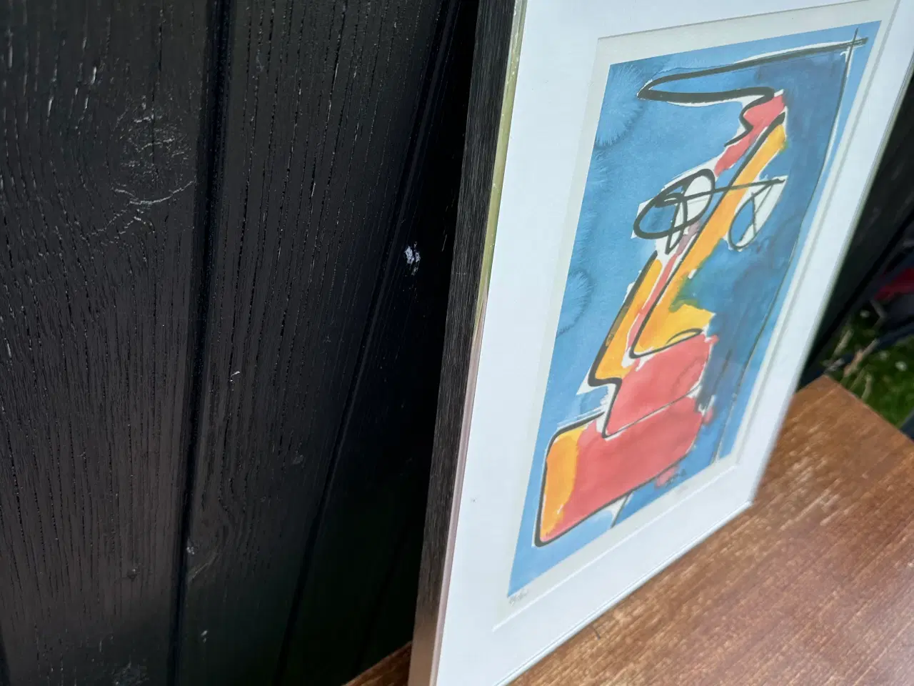 Billede 2 - Farvelitografi, signeret (retro)