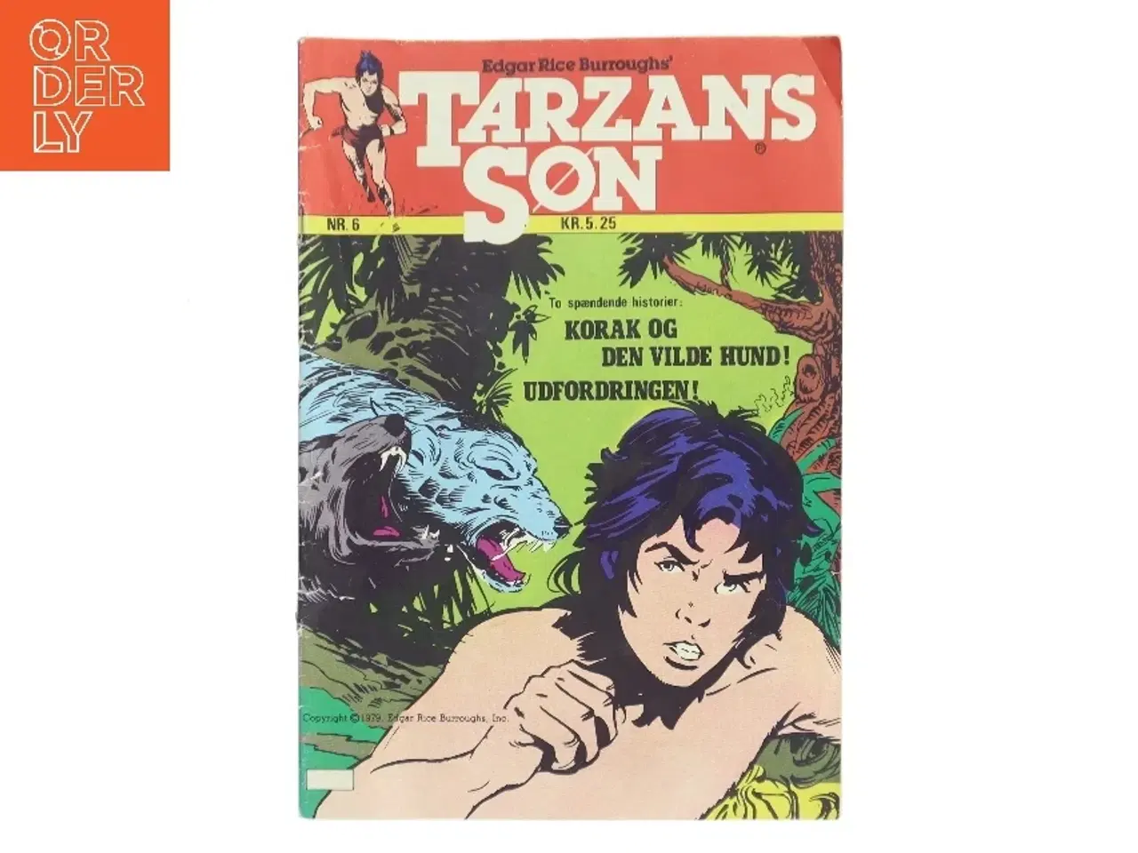 Billede 1 - Tarzans Søn af Edgar Rice Burroughs (Bog)