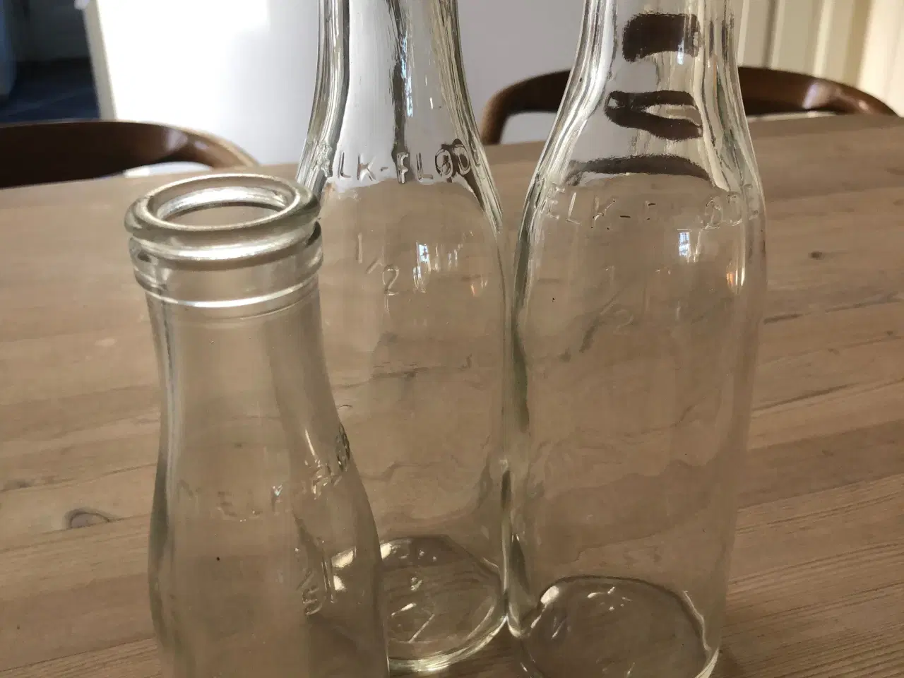 Billede 1 - Mælkeflasker 1/2 l 2 stk 1/5 l 1 stk