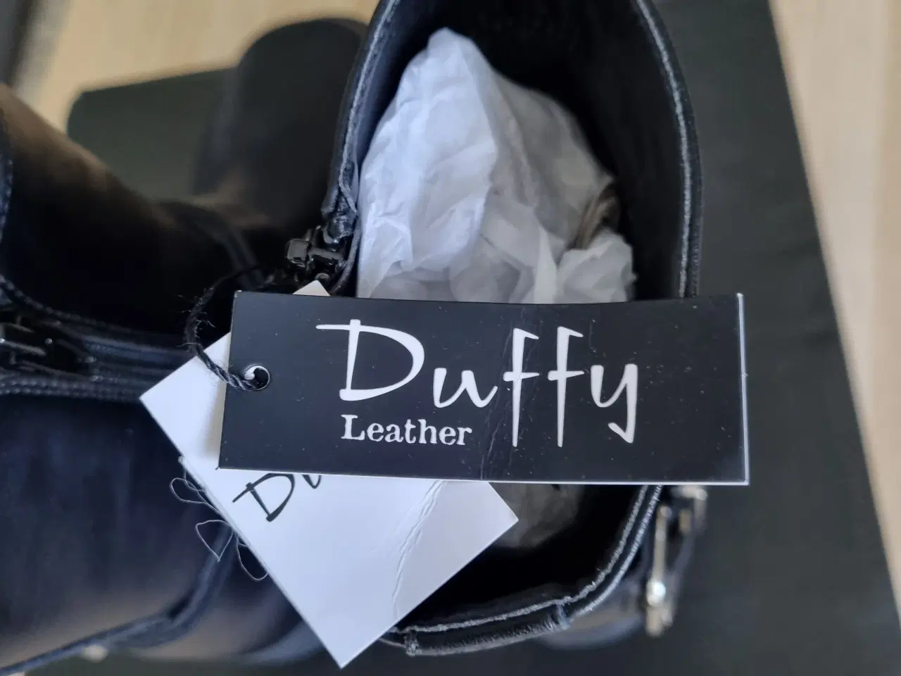 Billede 5 - Duffy 71-62801 Bikerstøvle sort læder str 37