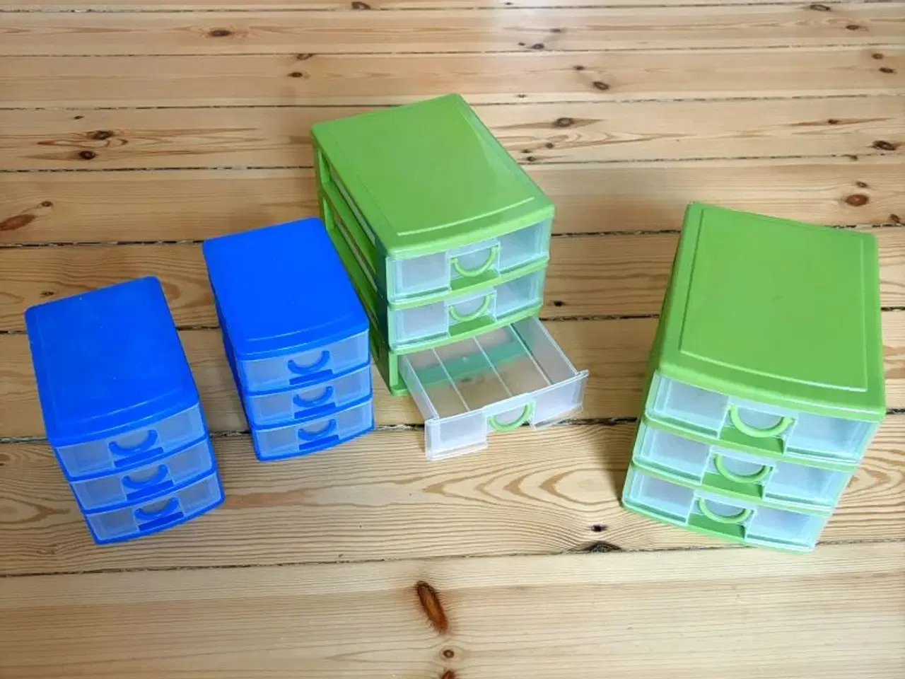 Billede 1 - 4 skuffedarier til småting - god opbevaring