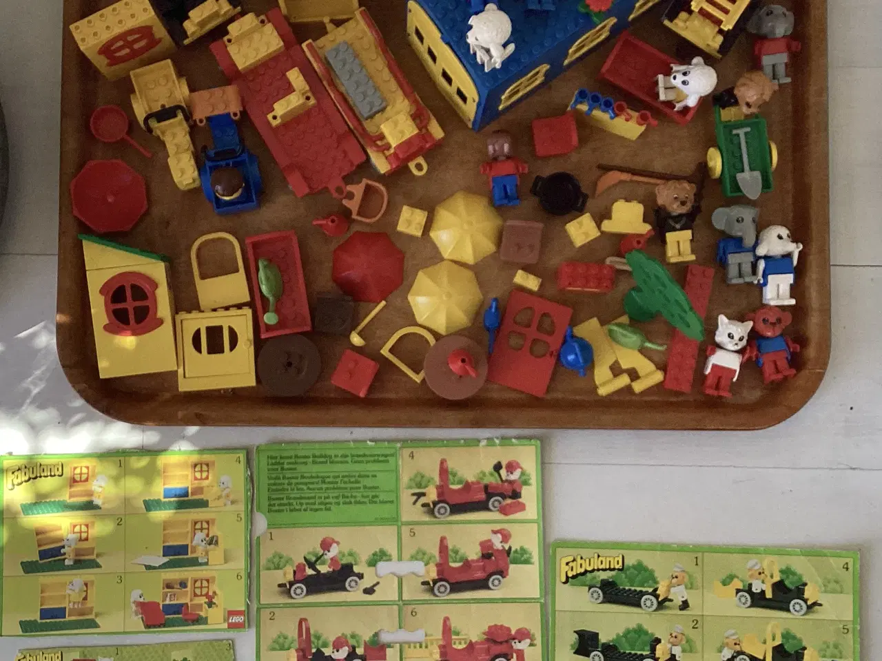 Billede 1 - Lego- Fabuland klodser, garage, køretøjer, figurer