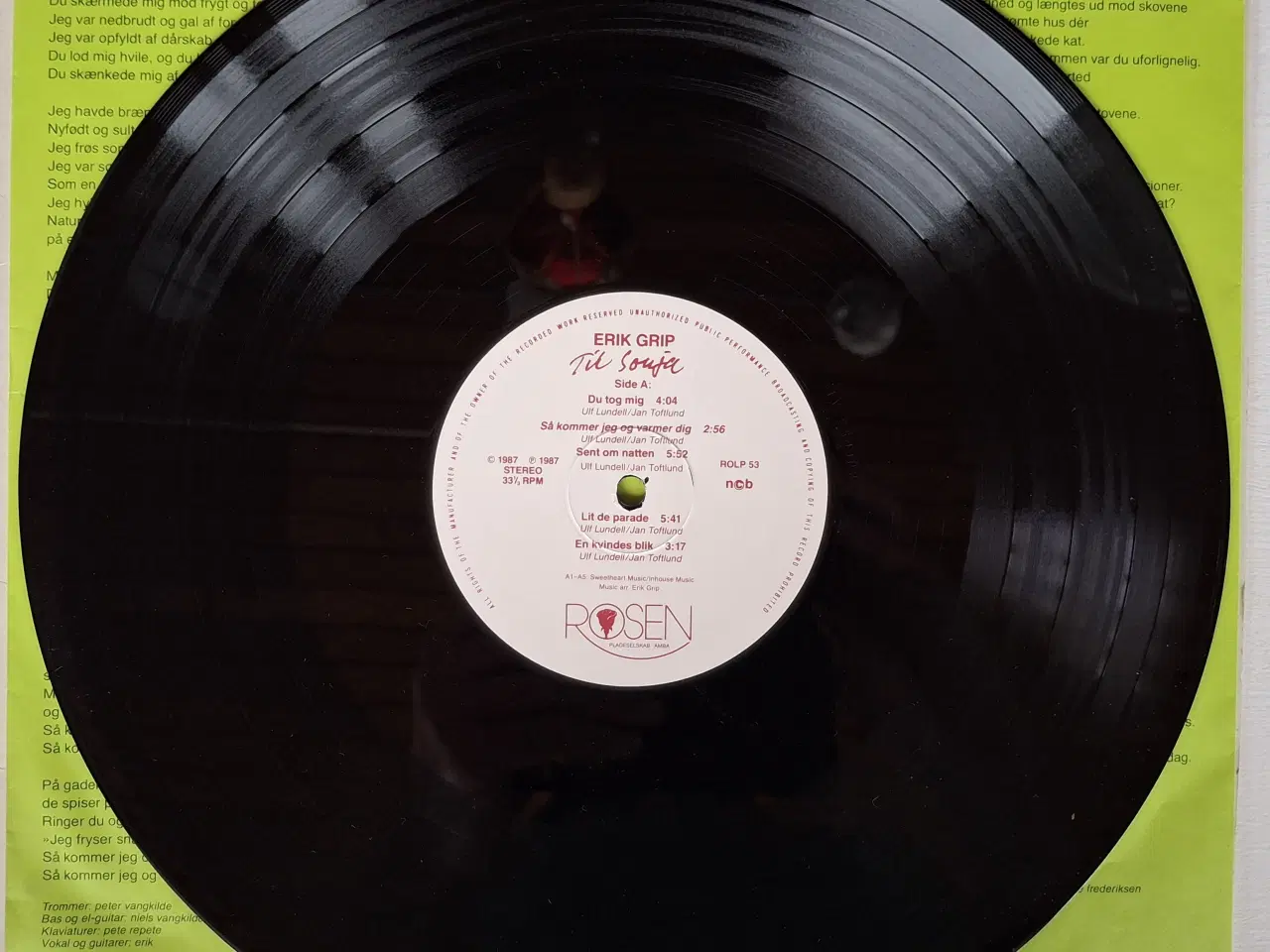 Billede 7 - Erik Grip - Til Sonja på Fagerhult