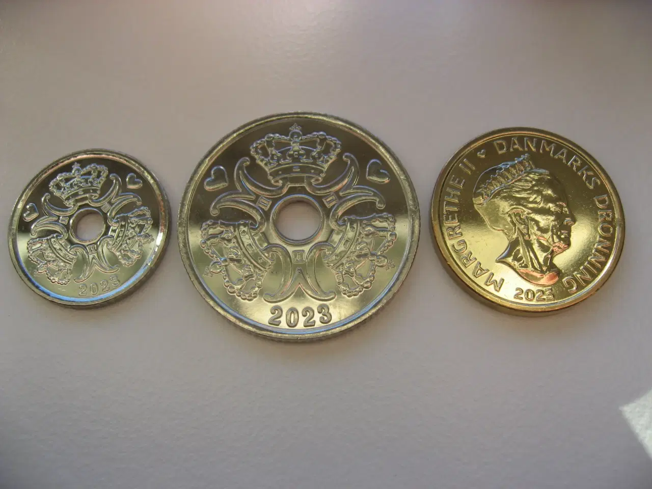 Billede 1 - Nye/Unc 2023 Mønter 1,5.10 kr fra bankrulle