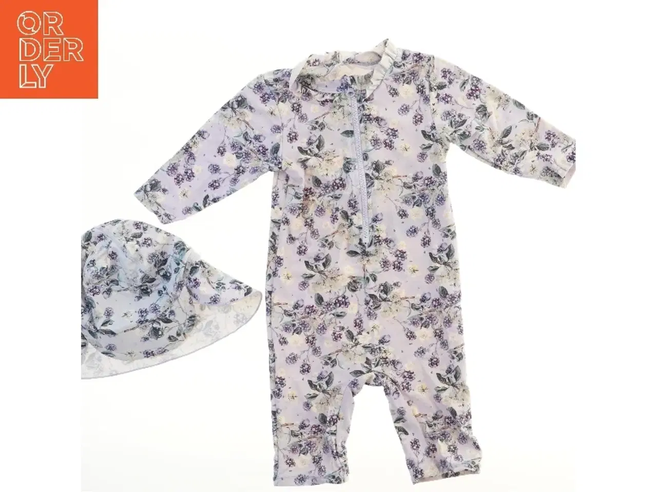 Billede 1 - Name it uv-dragt med matchende hat fra Name It (str. 92)