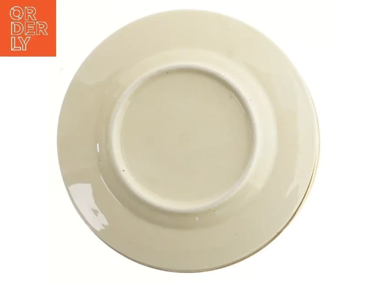 Billede 3 - Sæt af 9 tallerkener med blomstermønster (str. 9 stk Ø 17 cm)