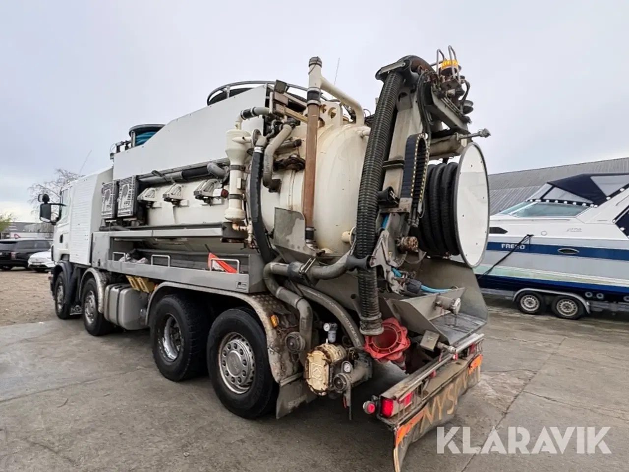 Billede 3 - Slamsuger Scania R 8x2 med FFG Elephant anlæg