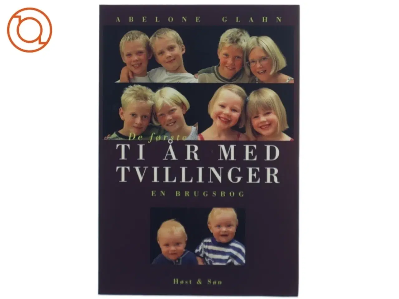 Billede 1 - De første ti år med tvillinger af Abelone Glahn (Bog)