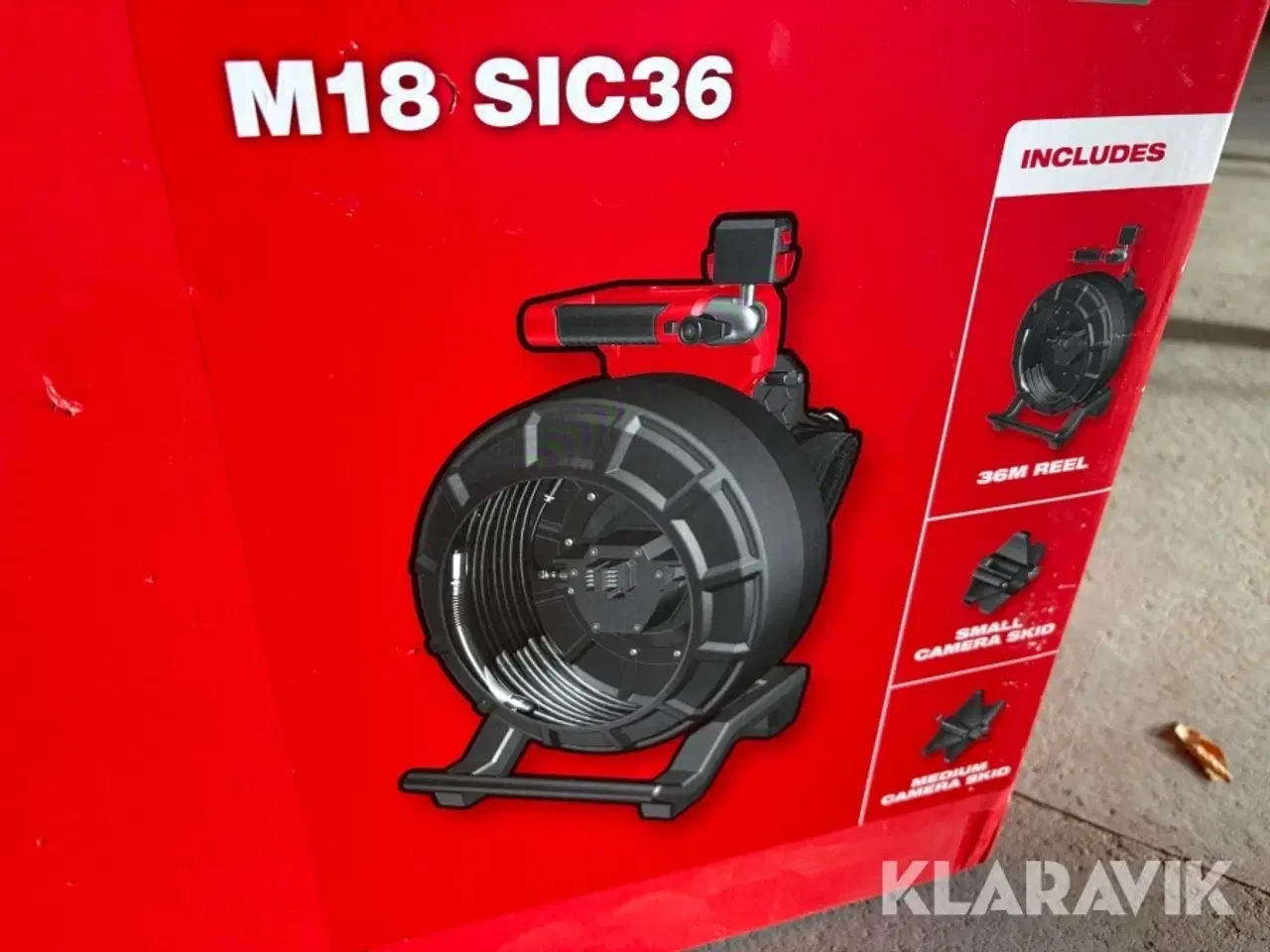Billede 2 - Kloark Kamara Milwaukee M18 SIC36 ( uden HUB )