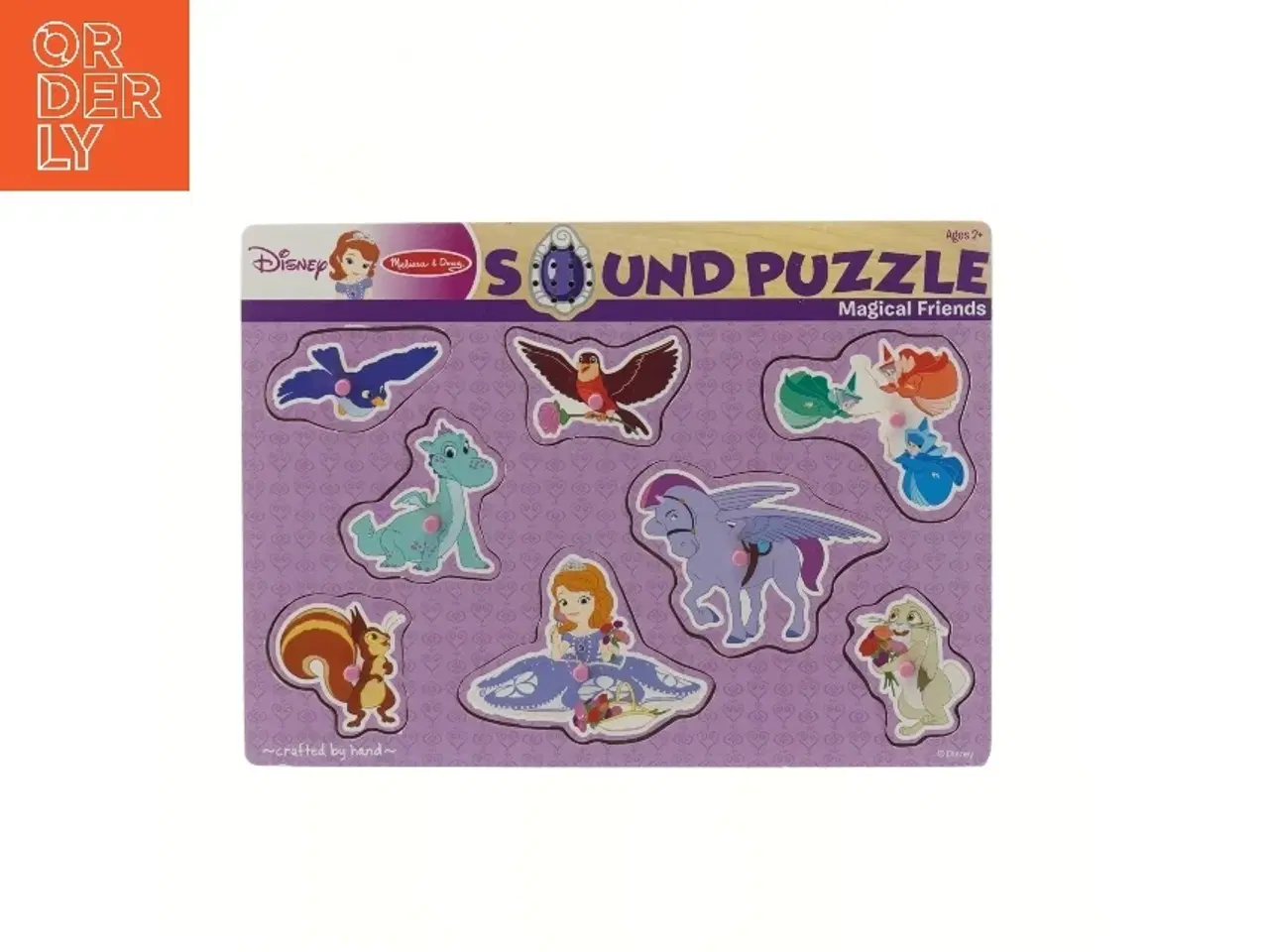 Billede 2 - Disney lydpuslespil med magiske venner fra Disney (str. 29,5x21,5 cm)