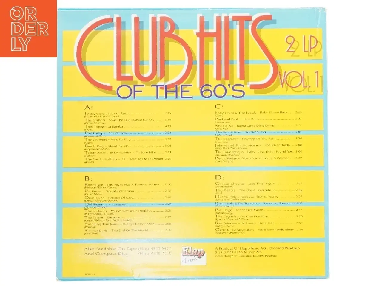 Billede 2 - Club Hits Of The 60&#39;s Vol. 1 LP fra Elap Music