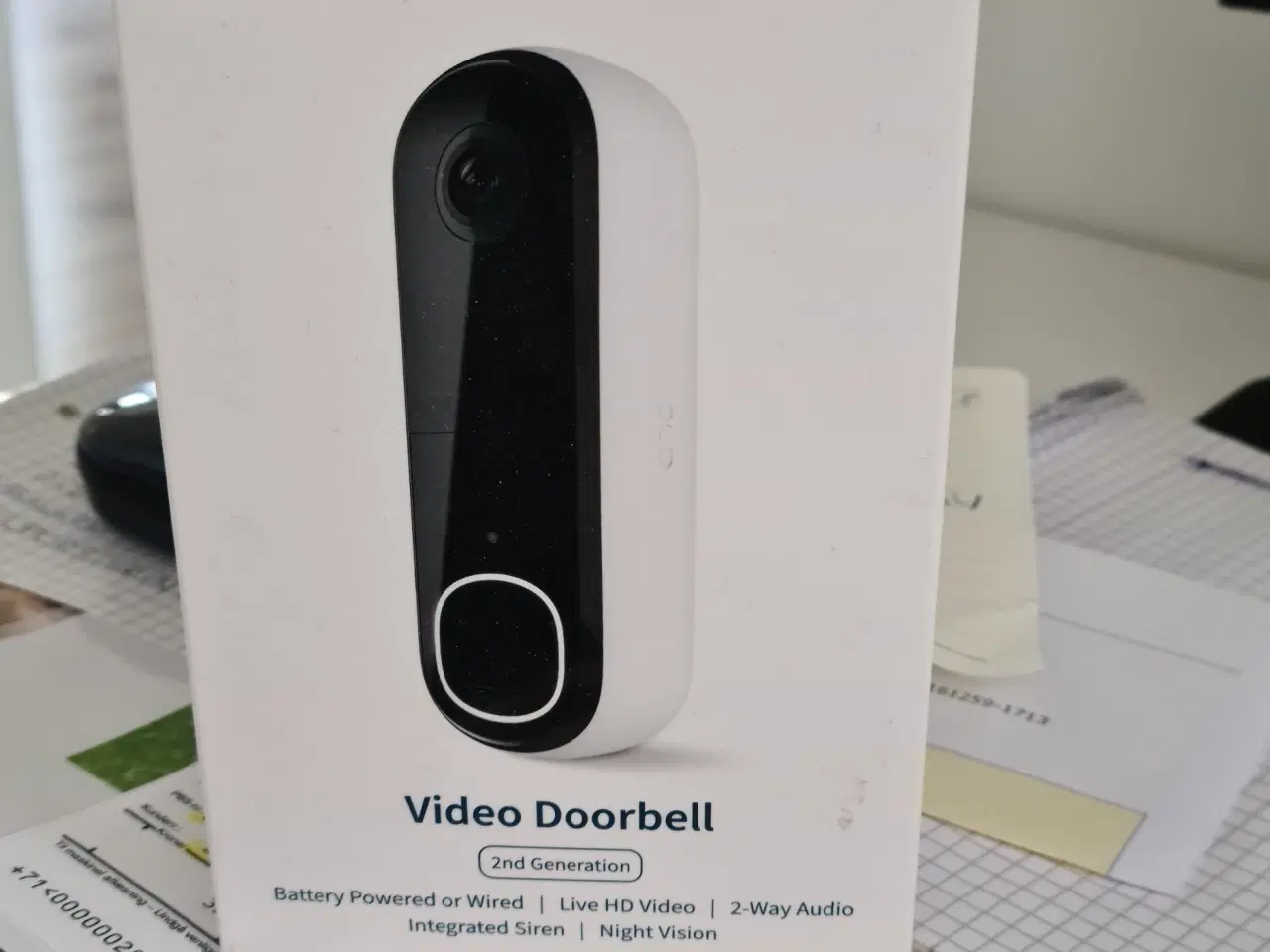 Billede 1 - Arlo Videodørklokke