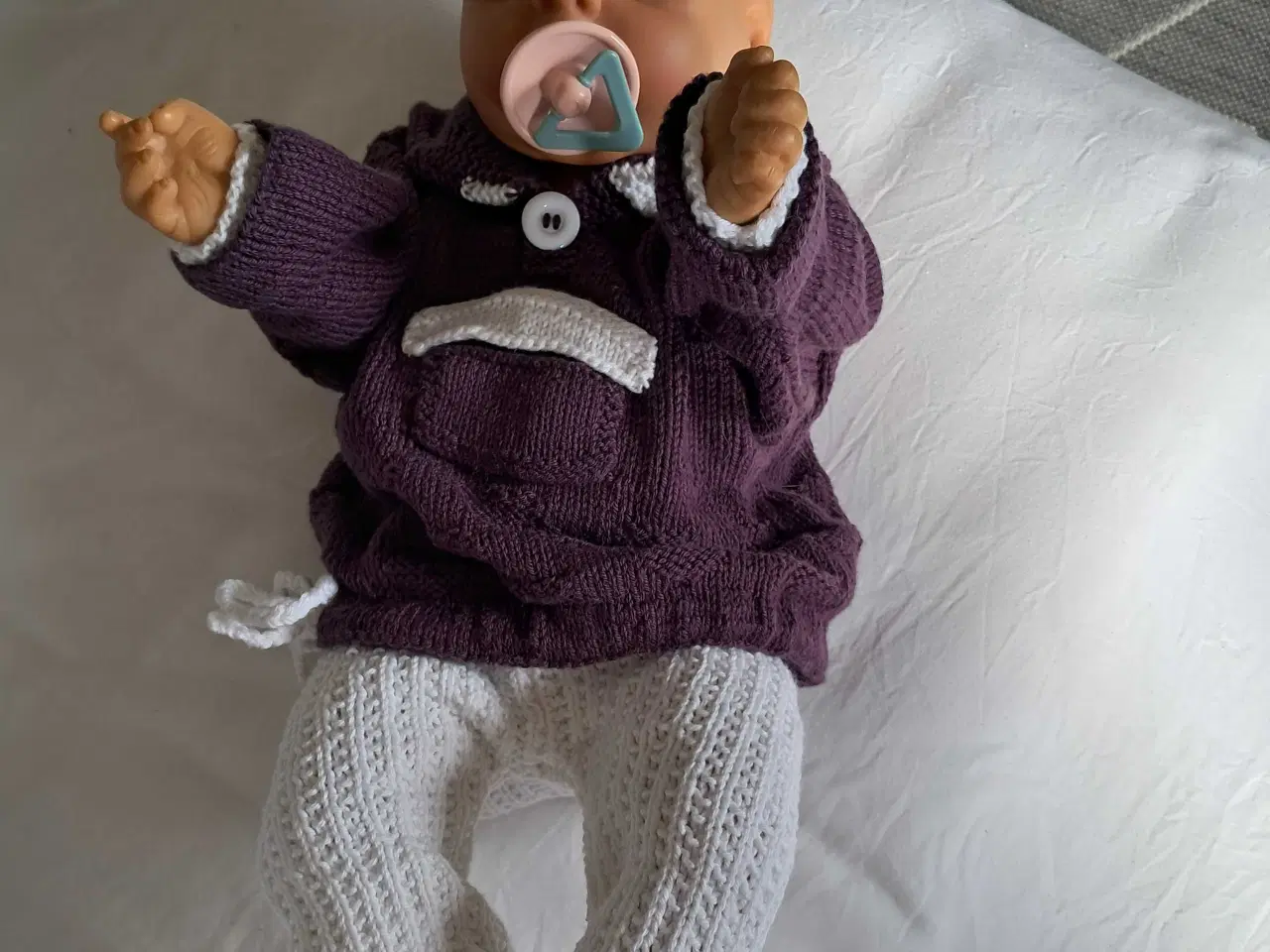 Billede 3 - Rigtig fin babyborn m. Dukketøj