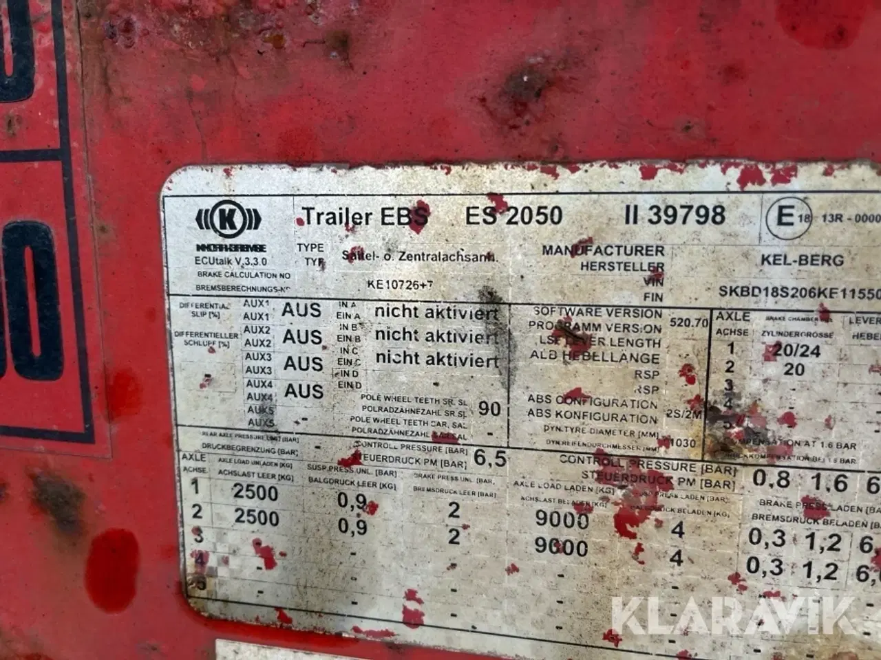 Billede 8 - Trailer Kel-Berg D18-2 asfalt kærre