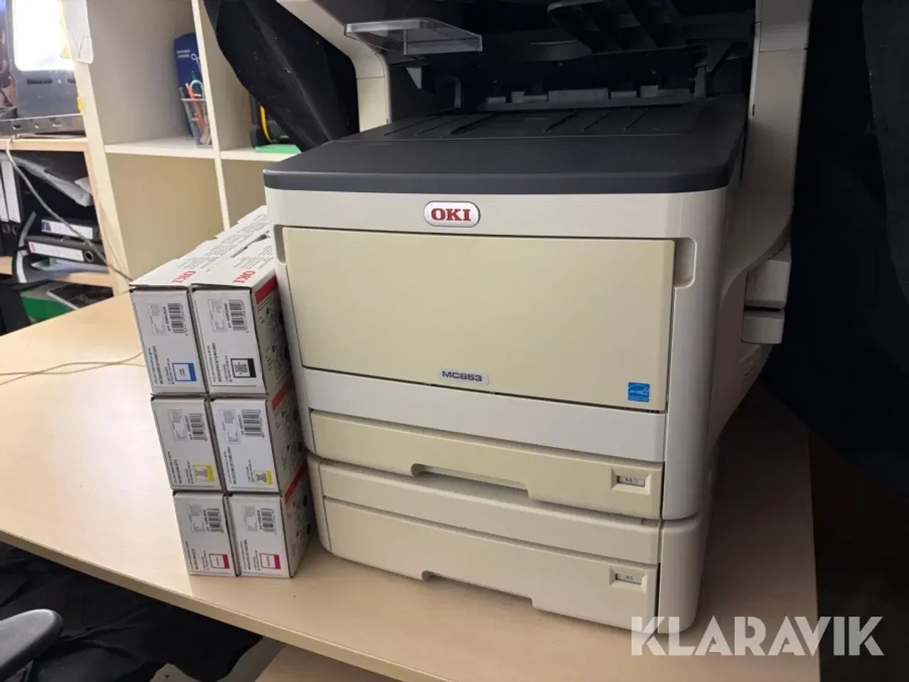Billede 2 - Farve multifunktions Laserprinter OKI MC853