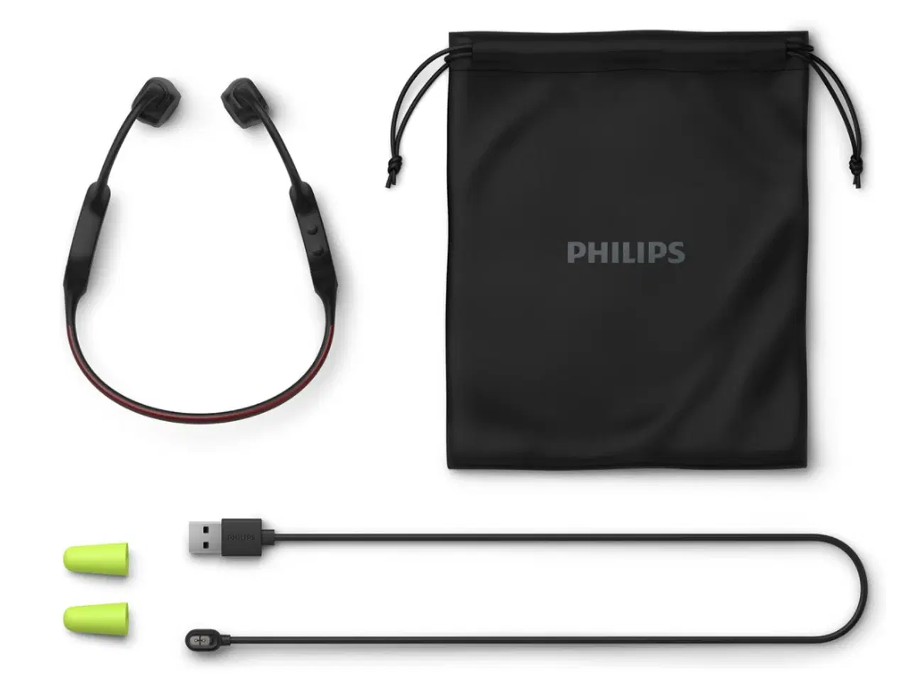 Billede 3 - Philips Go A7607BK Bone Conduction hovedtelefoner,