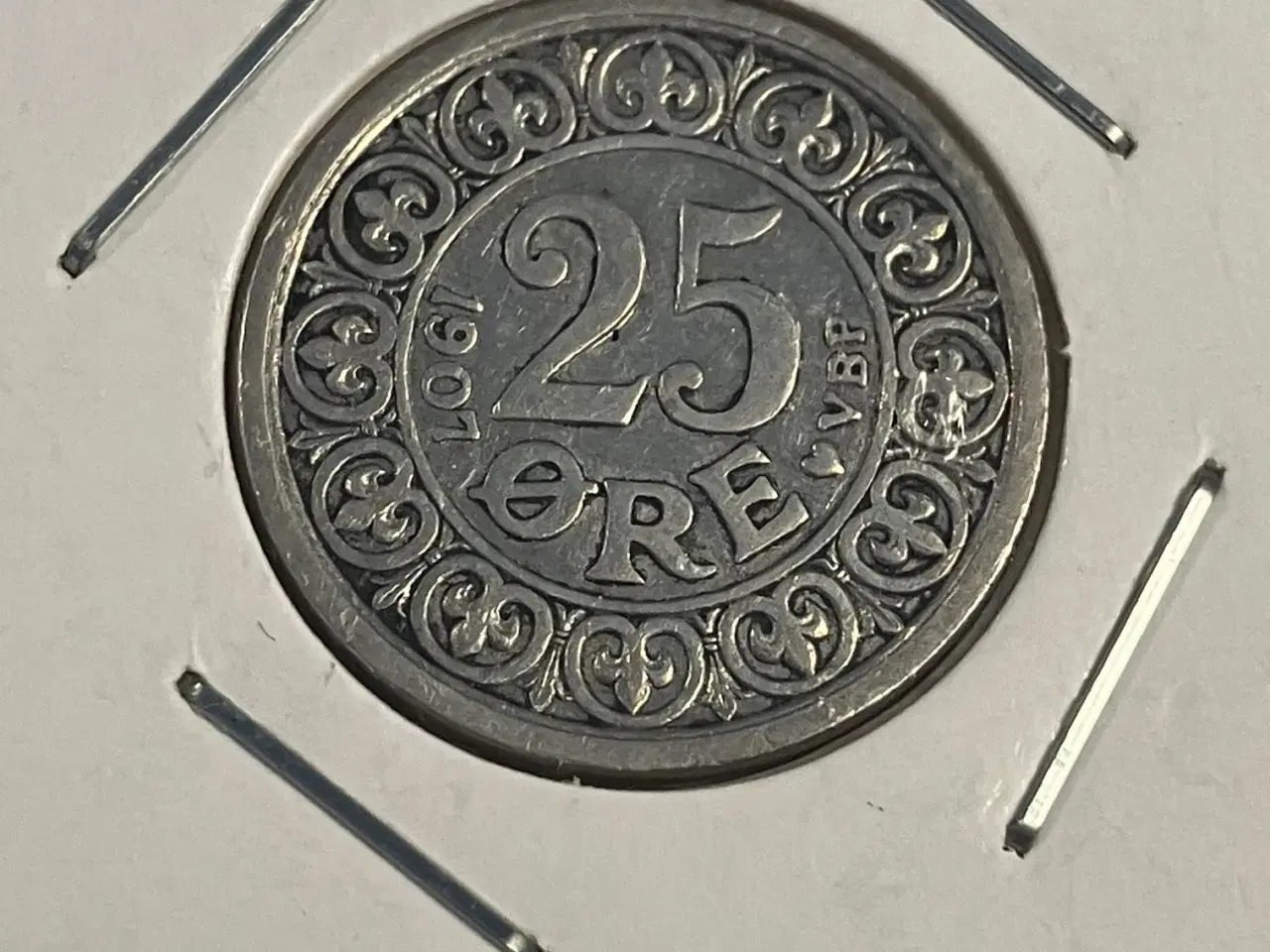 Billede 1 - 25 Øre 1907 Danmark