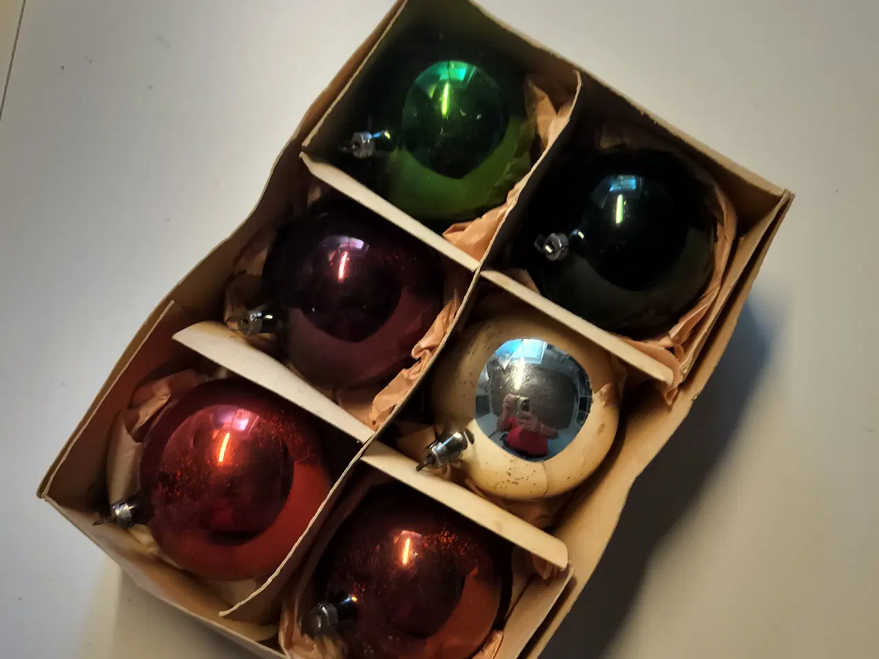 Billede 2 - Gamle julekugler i glas