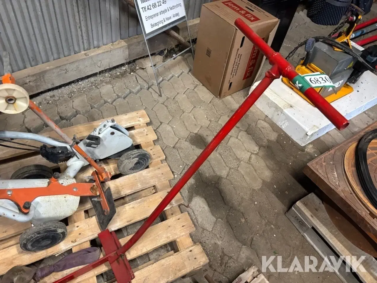 Billede 8 - Føringsvogn + fliseløfter Stihl FW 20