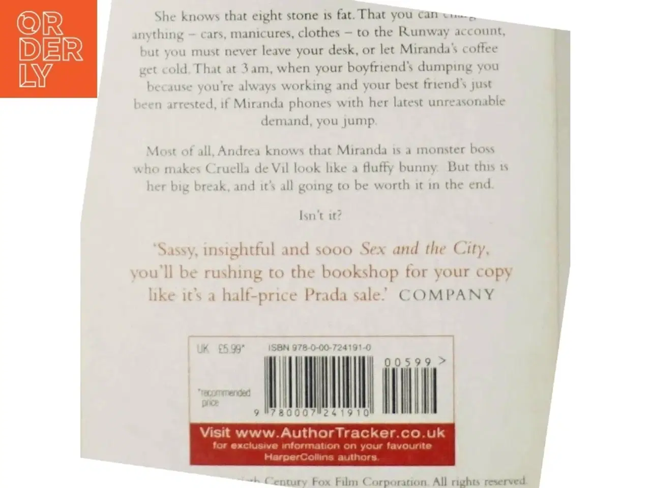 Billede 6 - The devil wears Prada af Lauren Weisberger (Bog)