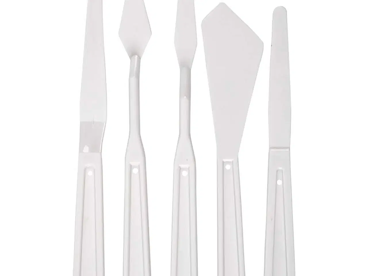 Billede 1 - Sæt af 5 fleksible plastspartler til malerarbejde