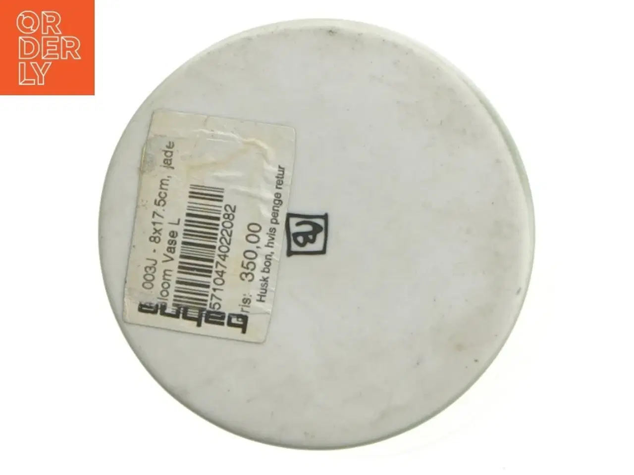 Billede 2 - Cylindrisk keramikvase fra Bahne (str. Ø. 8 cm. længde. 17 cm)