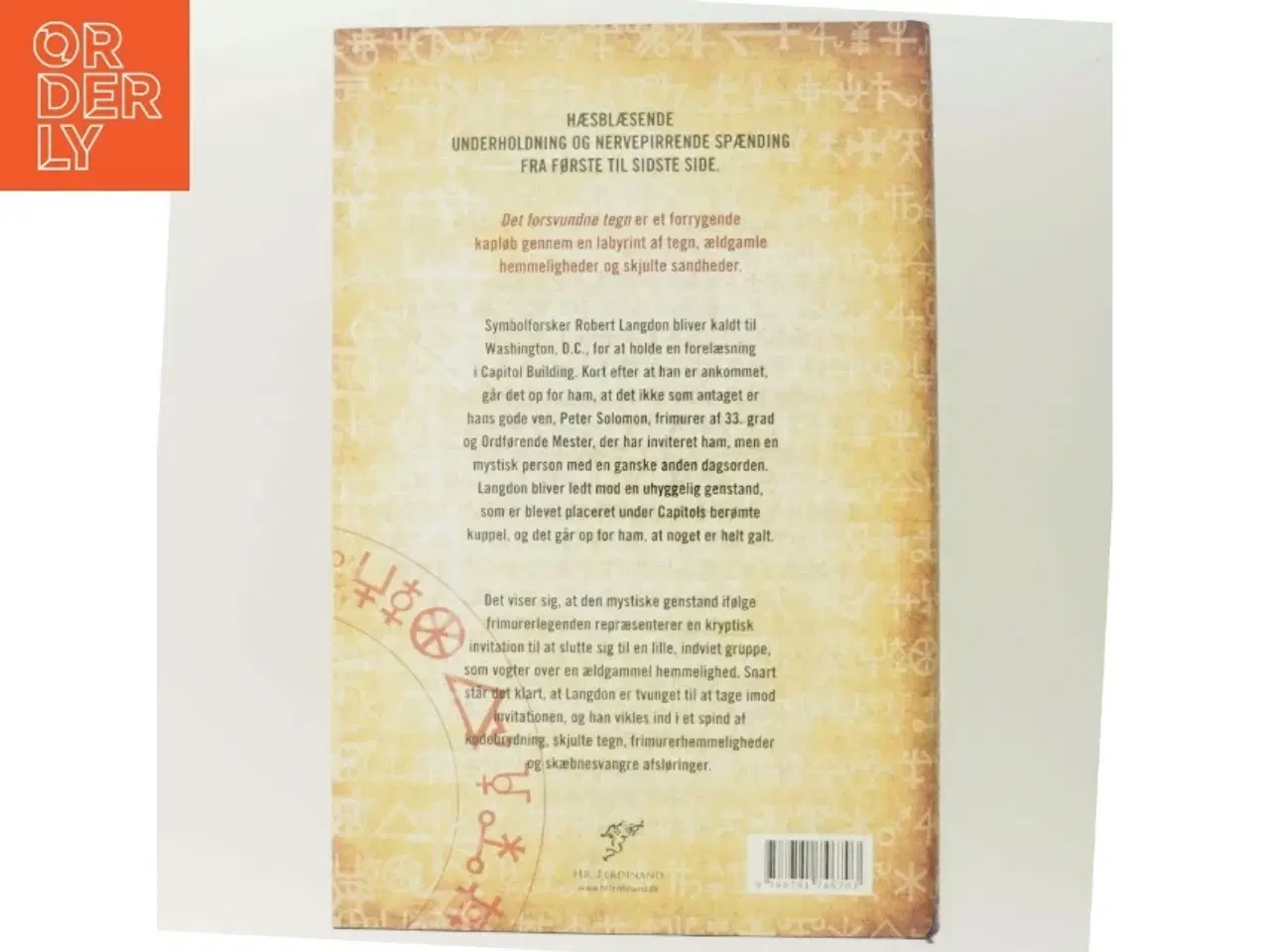 Billede 3 - Det forsvundne tegn af Dan Brown (Bog)