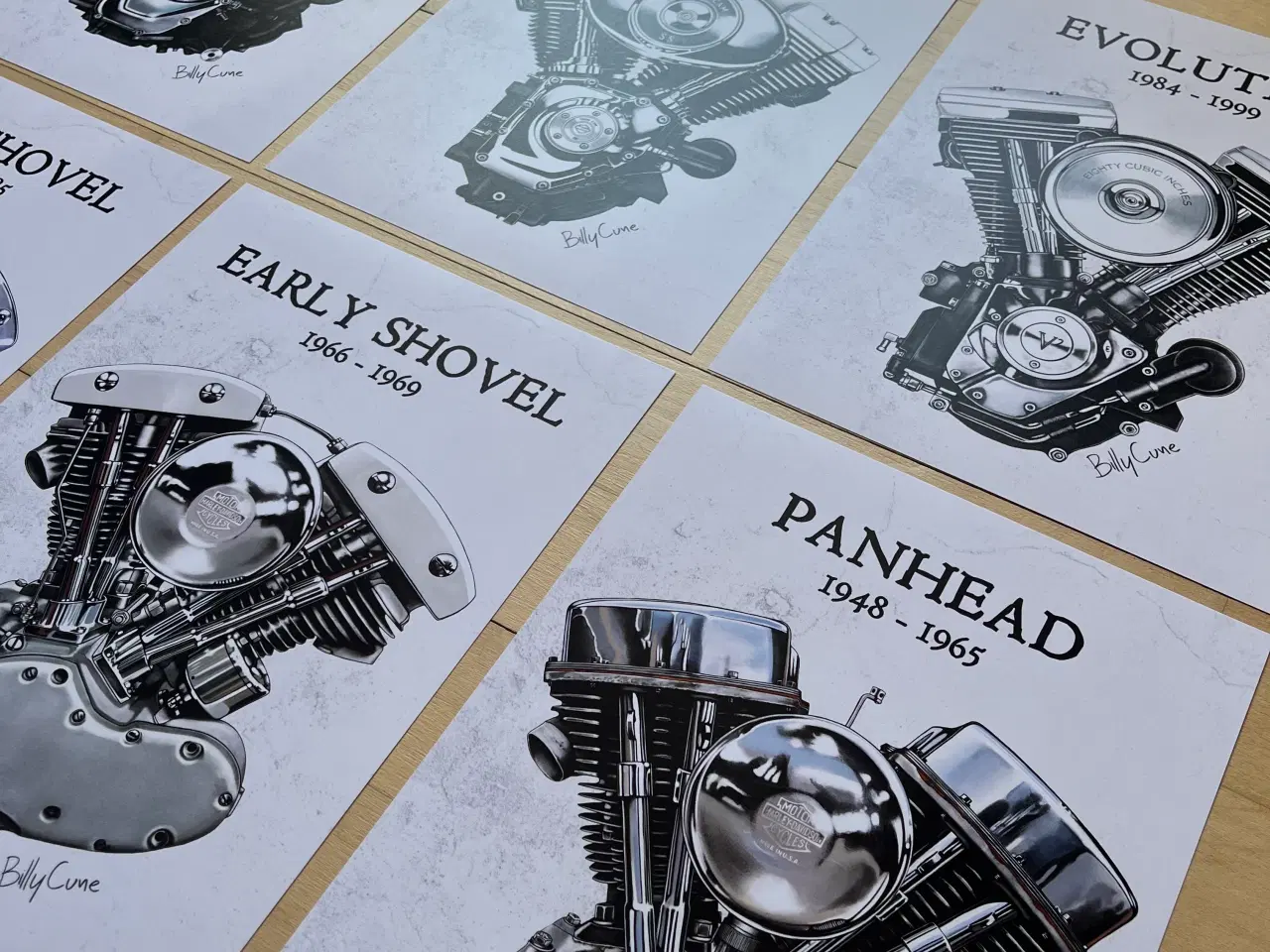 Billede 9 - Harley-Davidson plakat sæt 
