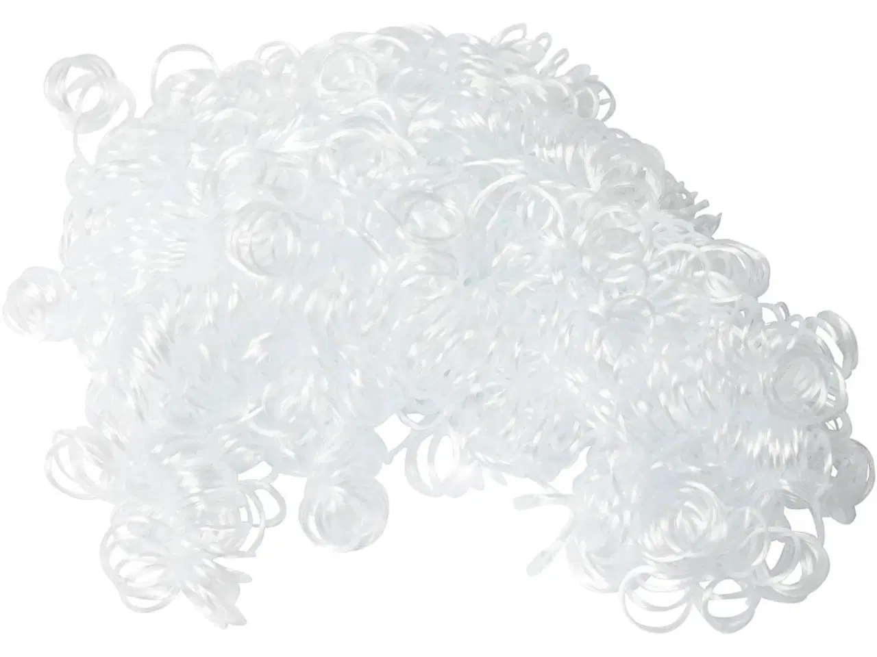 Billede 1 - Hvidt Krølhår til Dukker - 15g Kvalitet