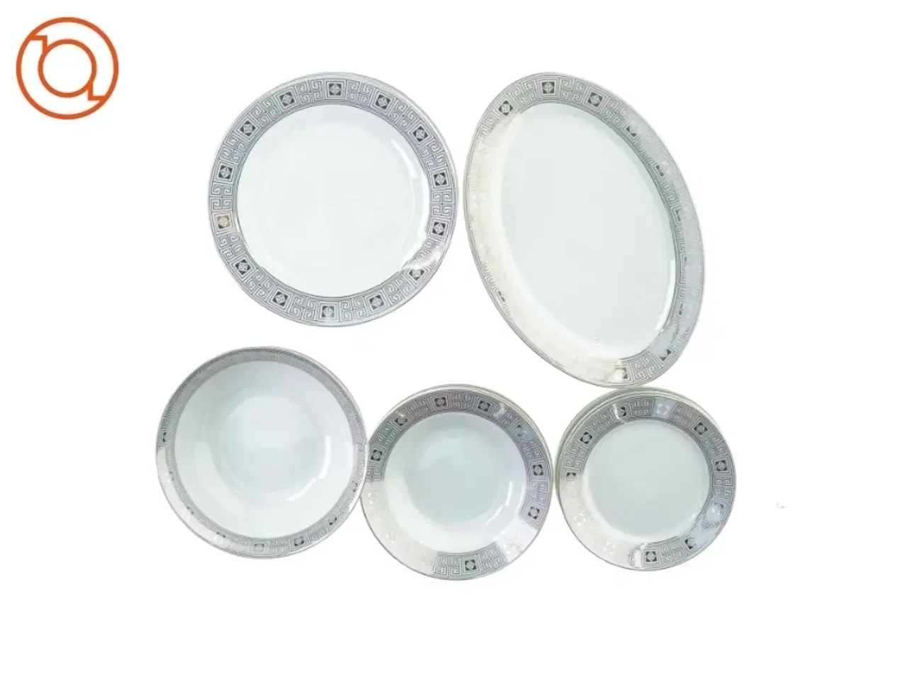 Billede 1 - Tallerkener og fad fra Royal Porcelæn 24 K Guld (str. Blandet)