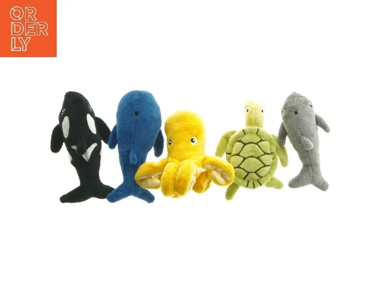 Billede 1 - Sæt af marine dyr bamser (str. 10-12 cm)