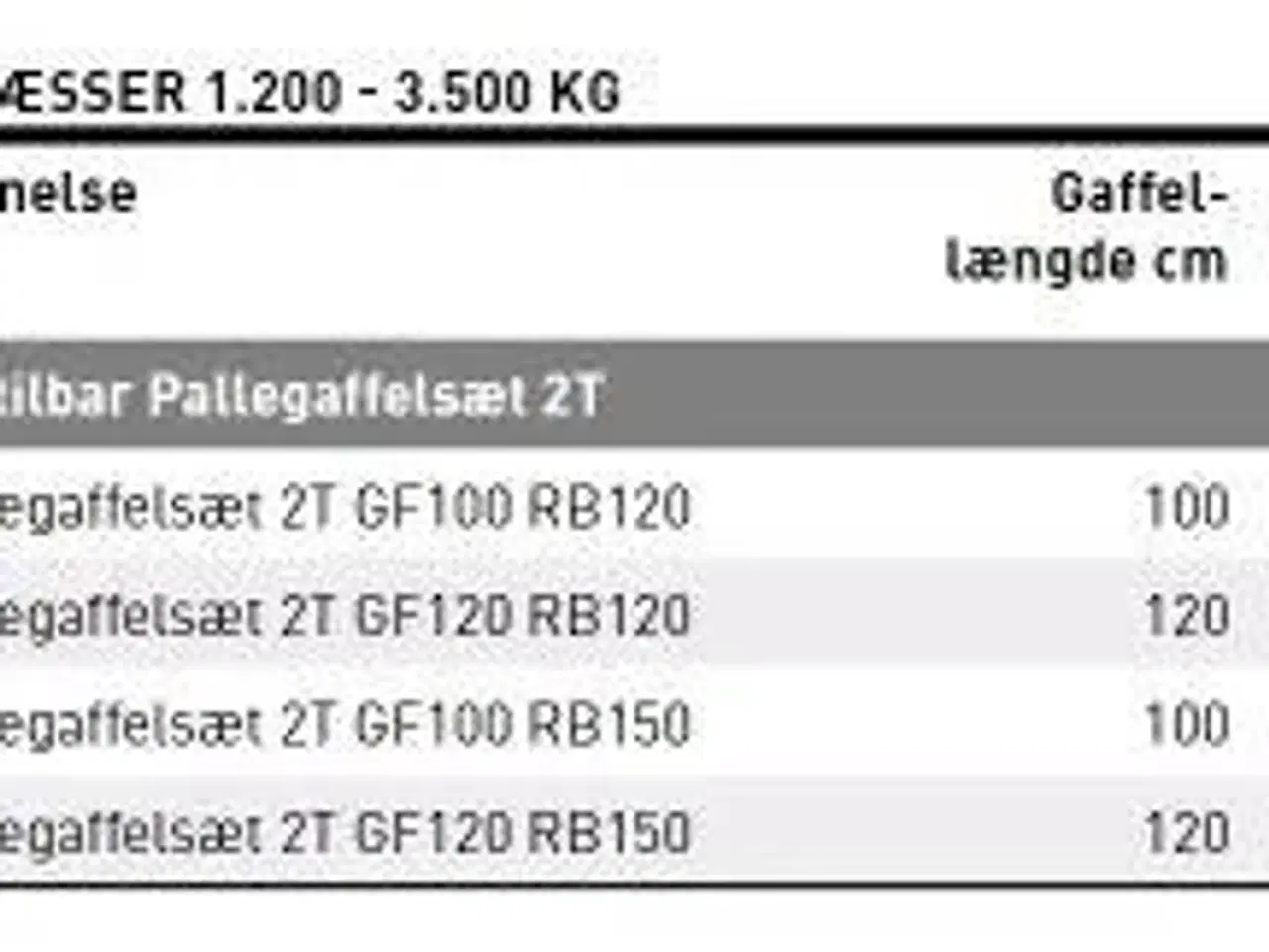 Billede 11 - JST Pallegafler m. hy. gaffelflyt