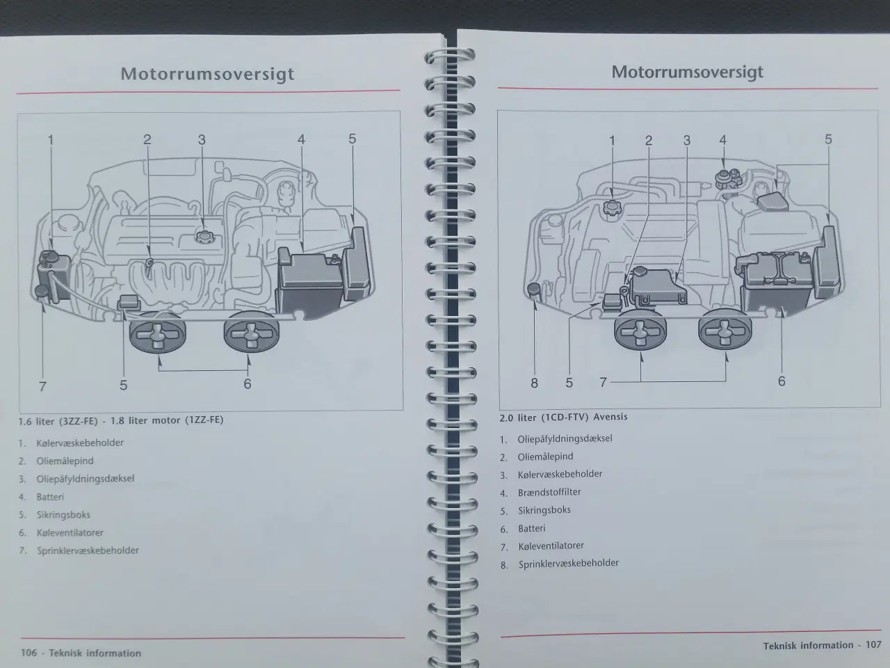 Billede 3 - Instruktionsbøger, Avensis-T22, og Verso