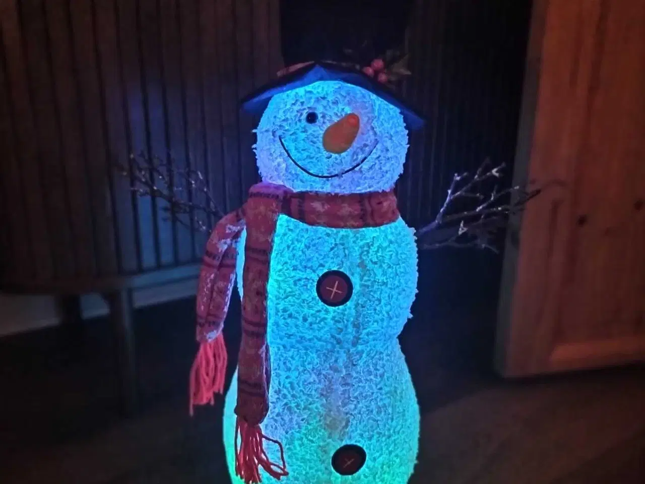 Billede 3 - Snemand med lys