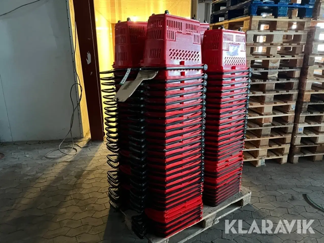 Billede 2 - Indkøbskurve på hjul 1 palle - 116 styk