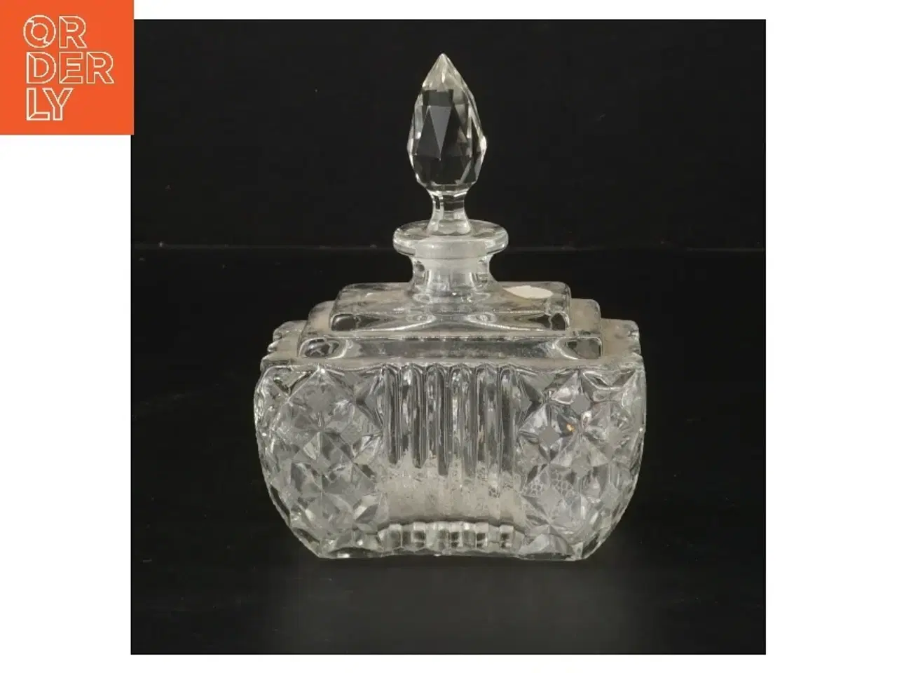 Billede 1 - Glasbeholder med låg (str. 10x5,5 cm)