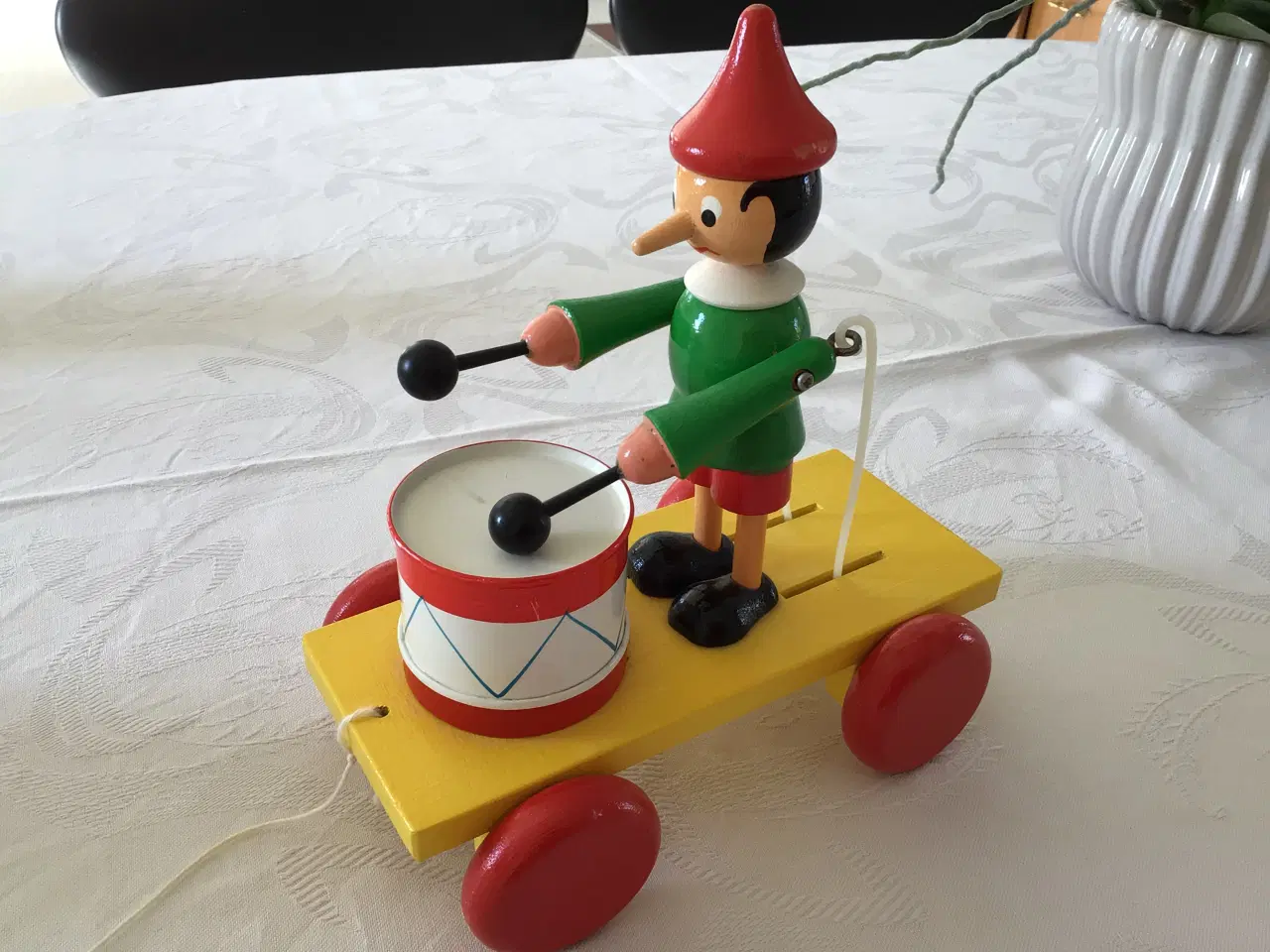 Billede 1 - Trælegetøj Pinnochio med tromme