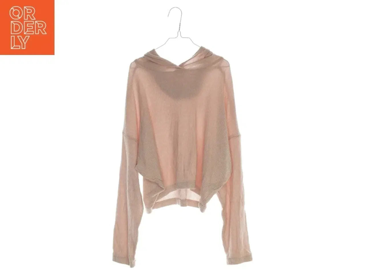 Billede 1 - Rib Strik trøje med hætte fra H&M (str. 164)