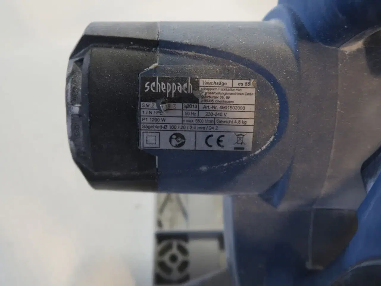 Billede 3 - Dyksav, Scheppach CS55