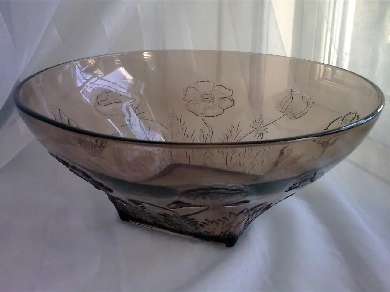 Billede 12 - Gul glas skål retro SOLO salg & rav tone