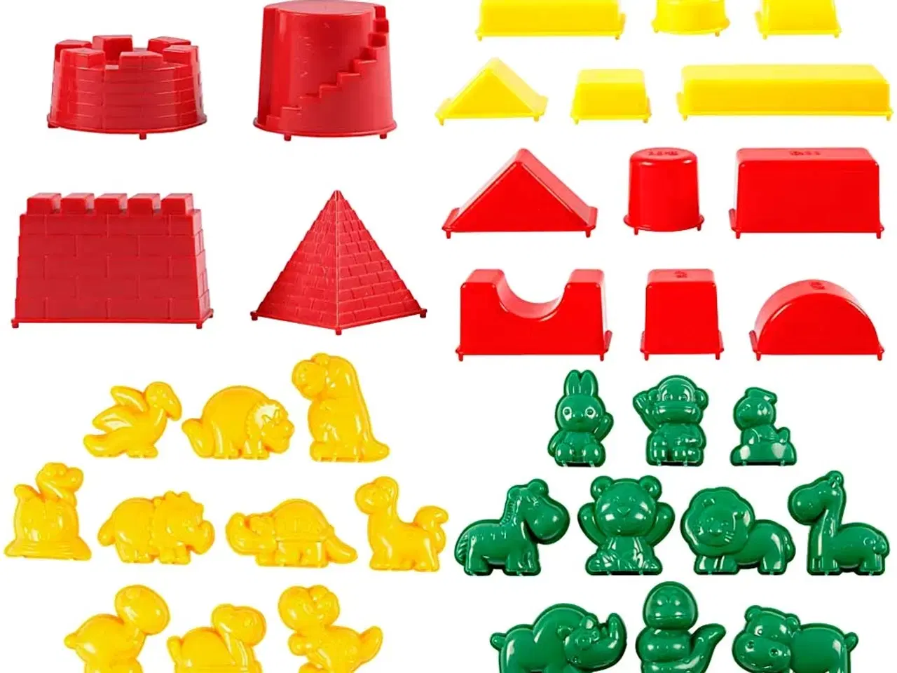 Billede 1 - Sandforme, str. 3,5-9,5 cm, 36 stk./ 1 pk.