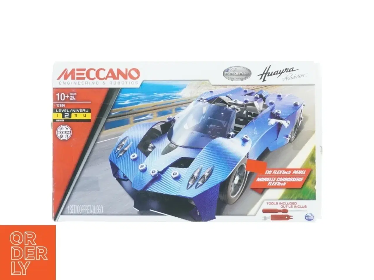 Billede 1 - Meccano-Erector Sports Car Set Pagani Huayra Roadster (str. Kassen er 32 x 20 x 5 cm)