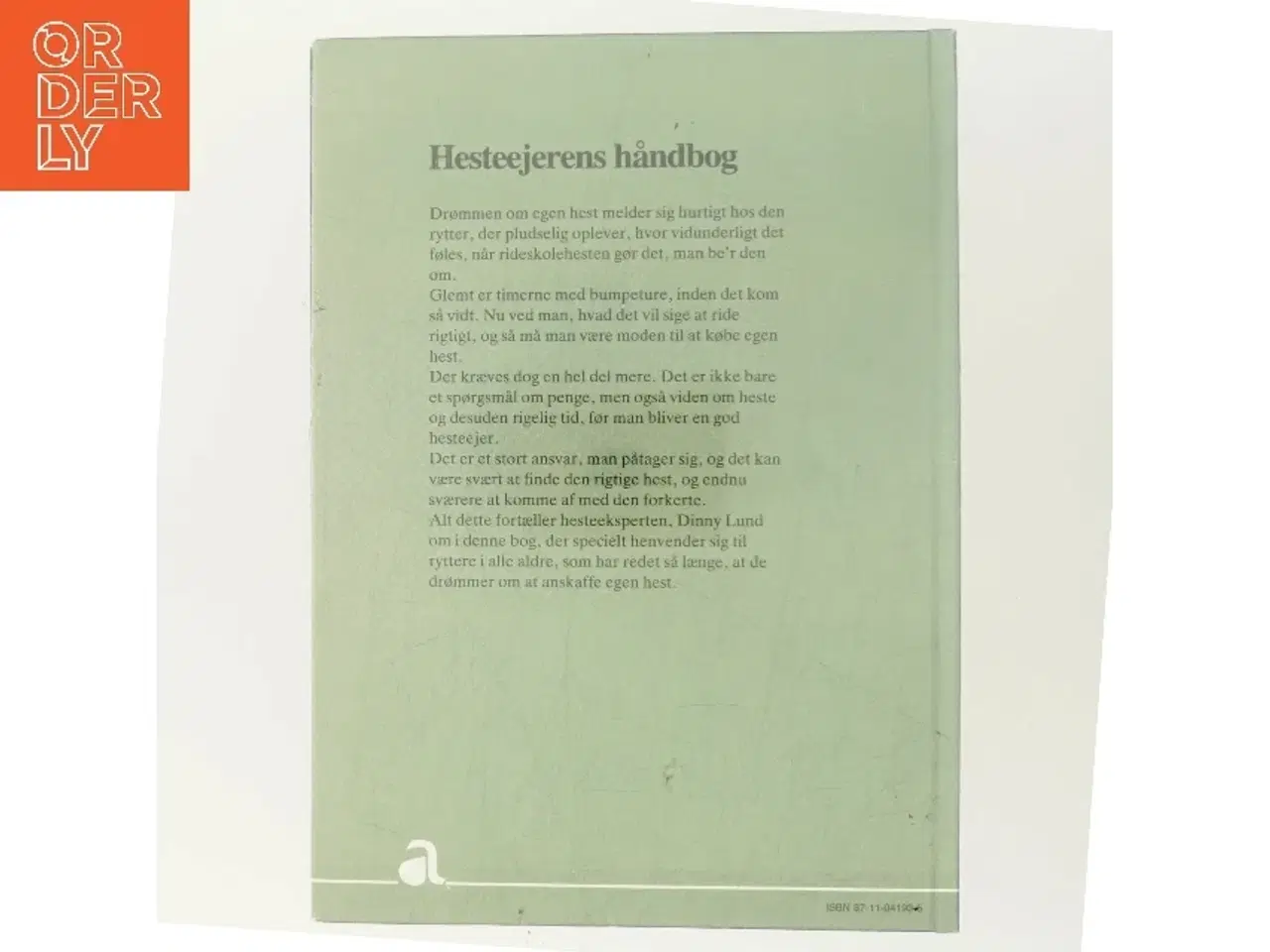Billede 3 - Hesteejerens håndbog af Dinny Lund (Bog)