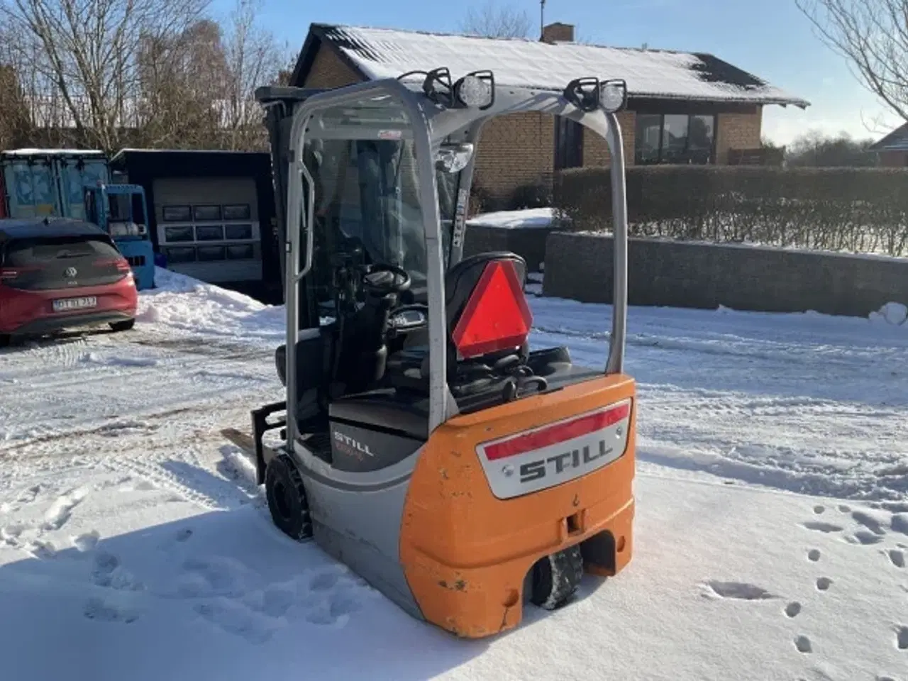 Billede 7 - Still 1600KG Eltruck 2019 Kun 2000 TIMER Triplexmast Sideskift Den er som ny