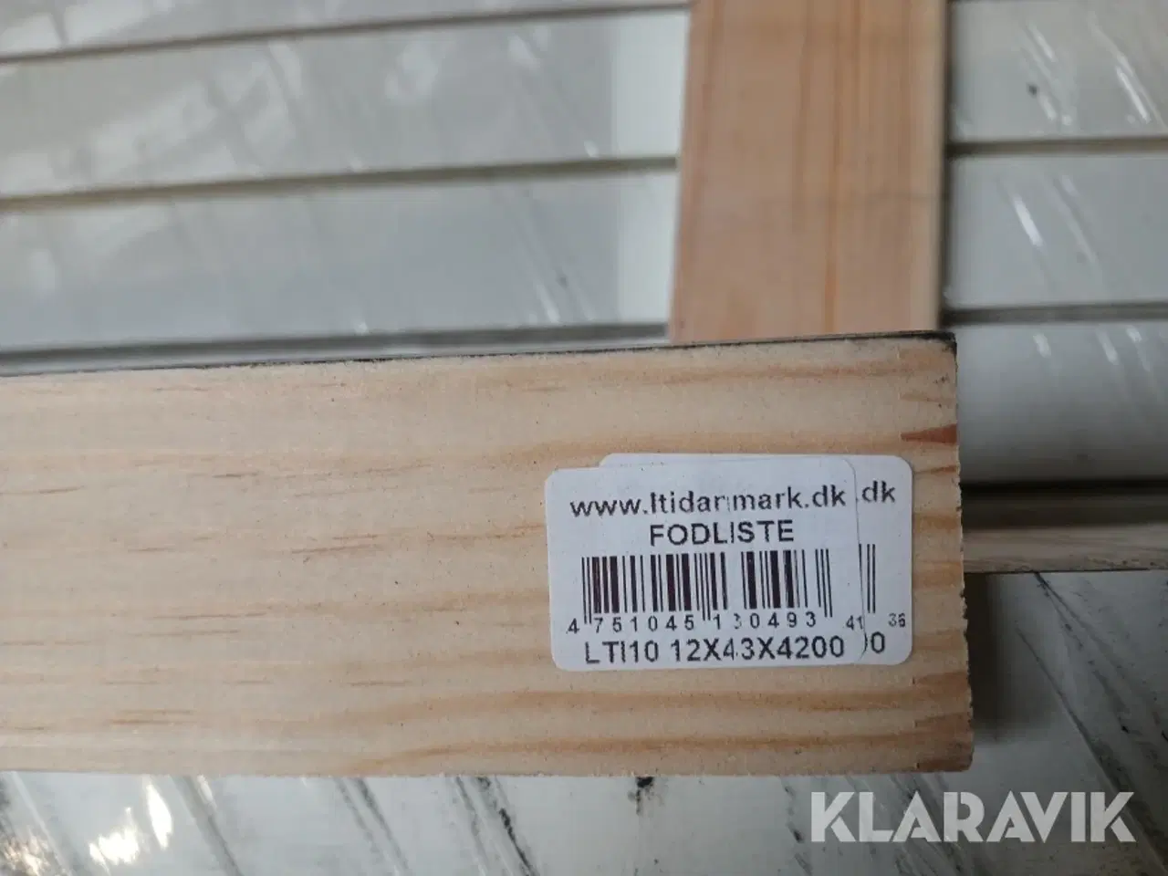 Billede 2 - Fodliste hvidmalet LTI LTI 10 380 styk