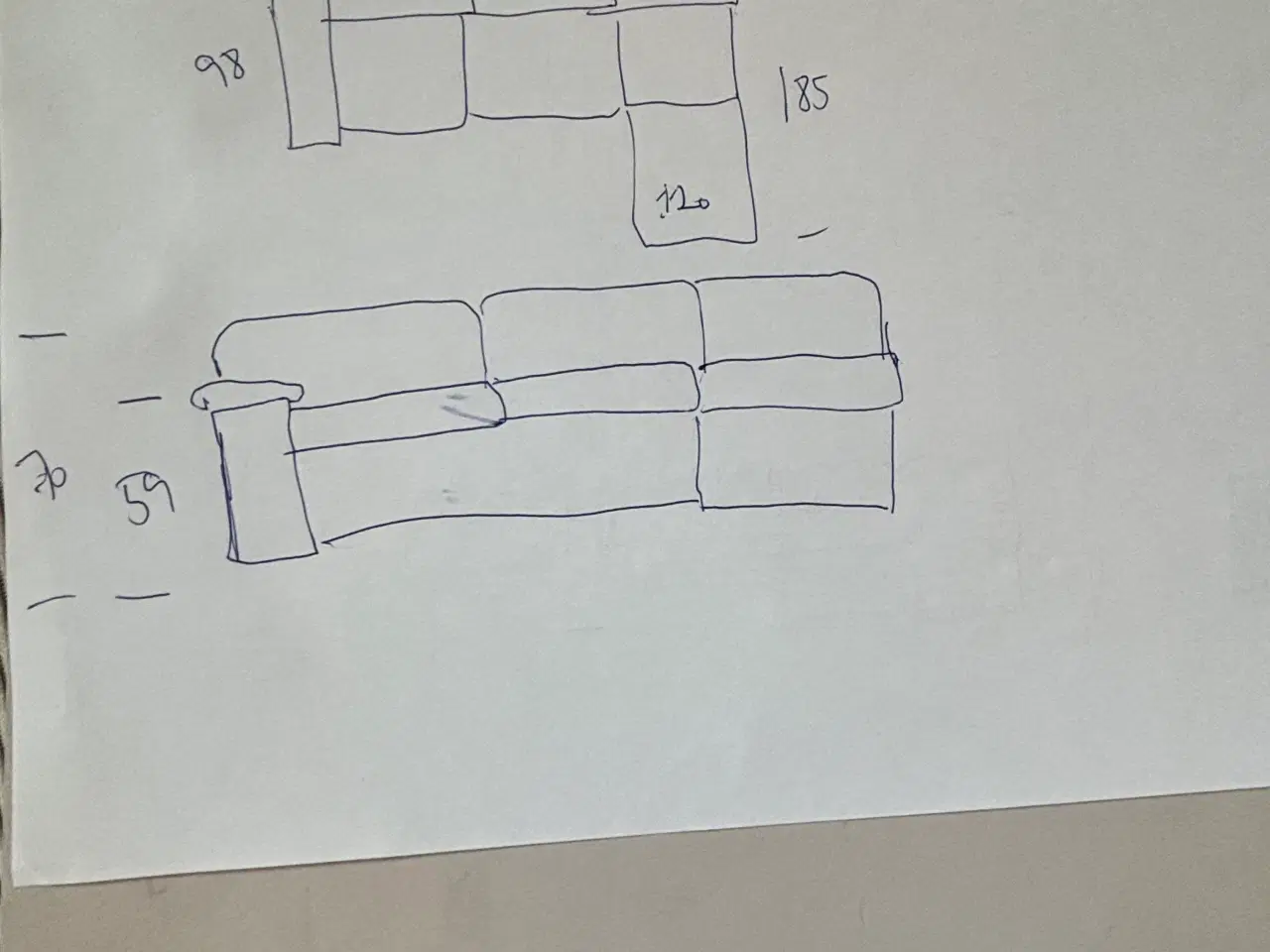 Billede 8 - Chaiselong sofa