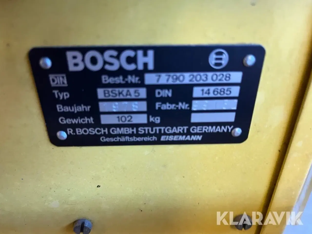 Billede 5 - Generator Bosch BSKA 5
