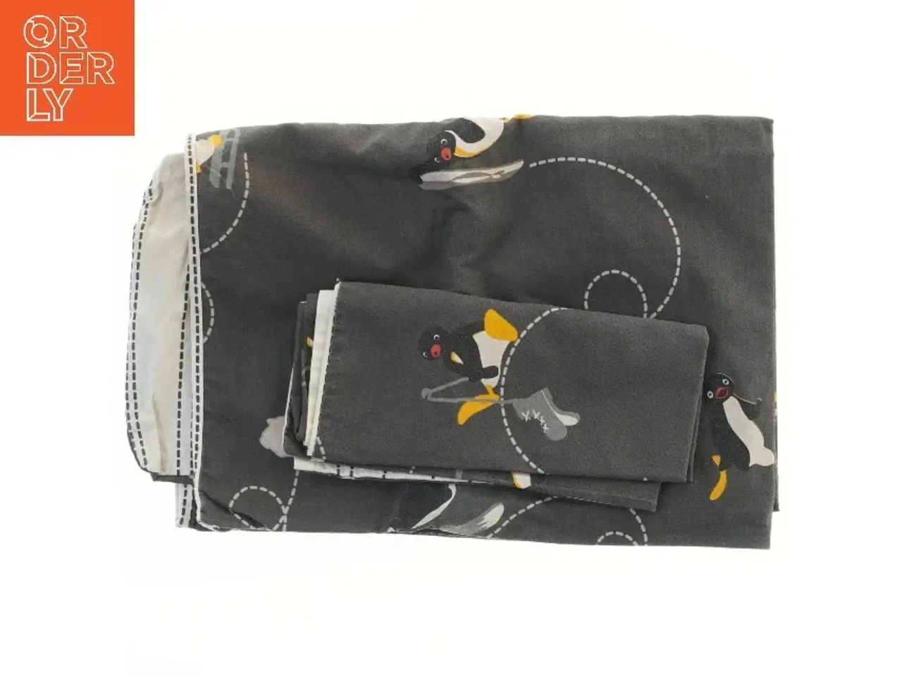 Billede 3 - Børne sengetøj med pingviner (str. 40x45 og 70x100 cm)